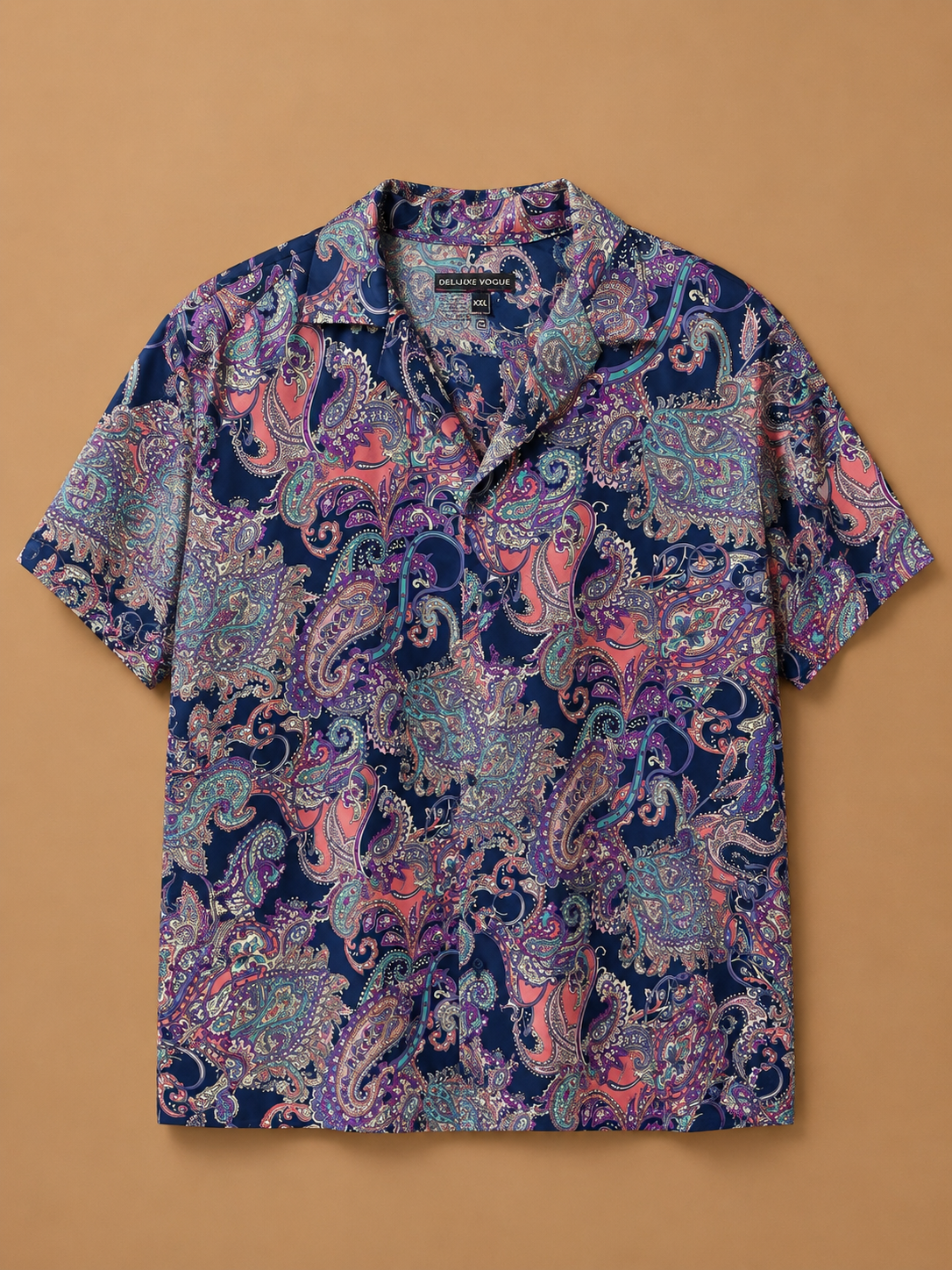 Vintage Paisley Button-Up Shirt