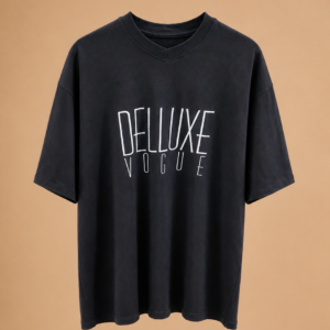 Delluxe Vogue V-Neck Logo Tee