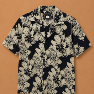 vintage-navy-floral-button-up-shirt