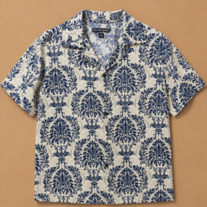 DV Vintage Cream Floral Button-Up Shirt
