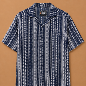 DV Vintage Navy Striped Button-Up Shirt