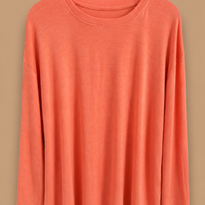 DV Long Sleeve Sleeve Orange T-Shirt