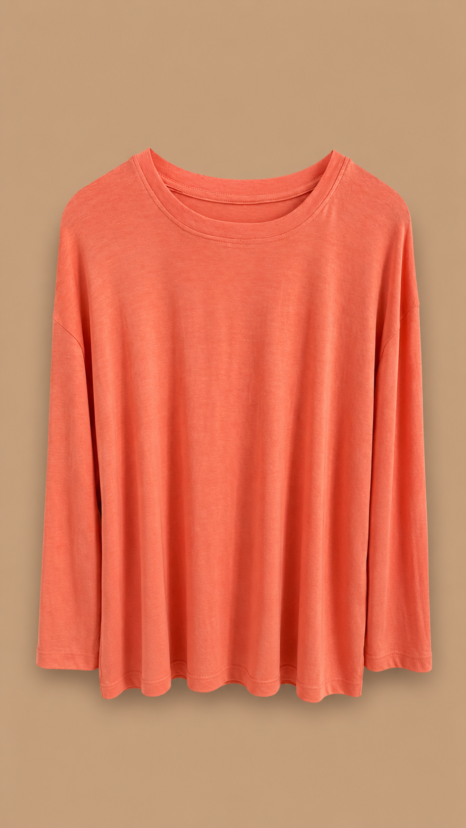 DV Long Sleeve Sleeve Orange T-Shirt