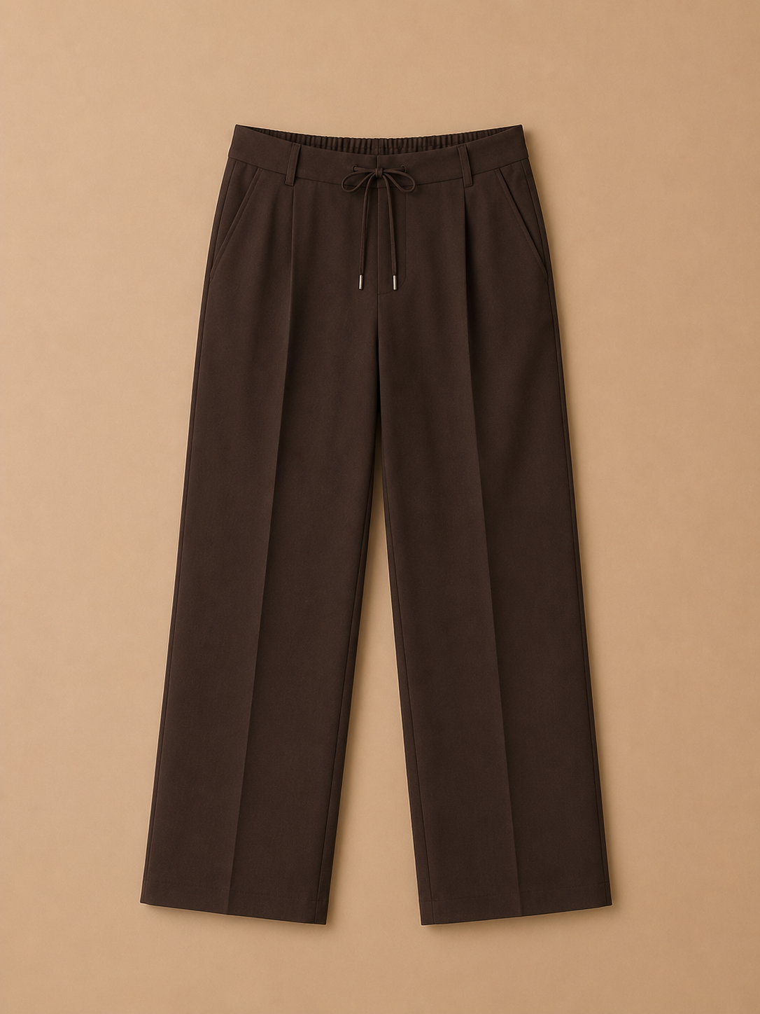 Delluxe Vogue Chocolate Brown Corporate Pants