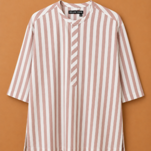 DV Native Neck Pink Striped Shirt