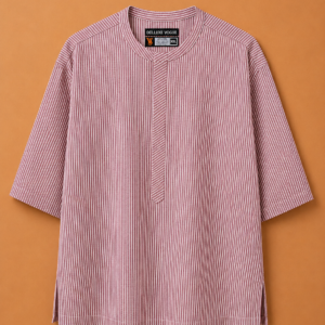 DV Native Neck Red Striped Shirt