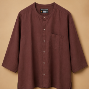 delluxe-vogue-burgundy-long-sleeve-linen-shirt